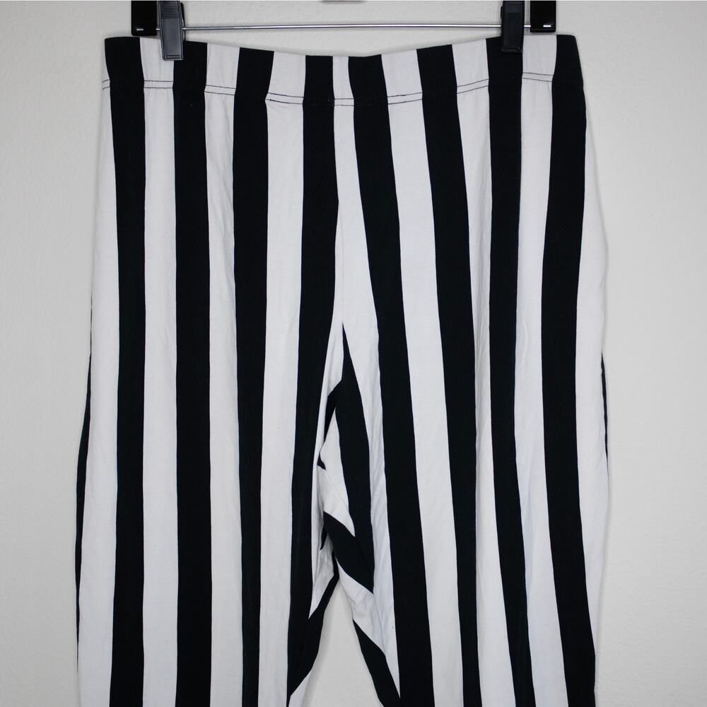 Killstar Lydia Leggings Black White Stripe Emo Punk Goth Alt SZ 4XL NWT - Picture 3 of 6